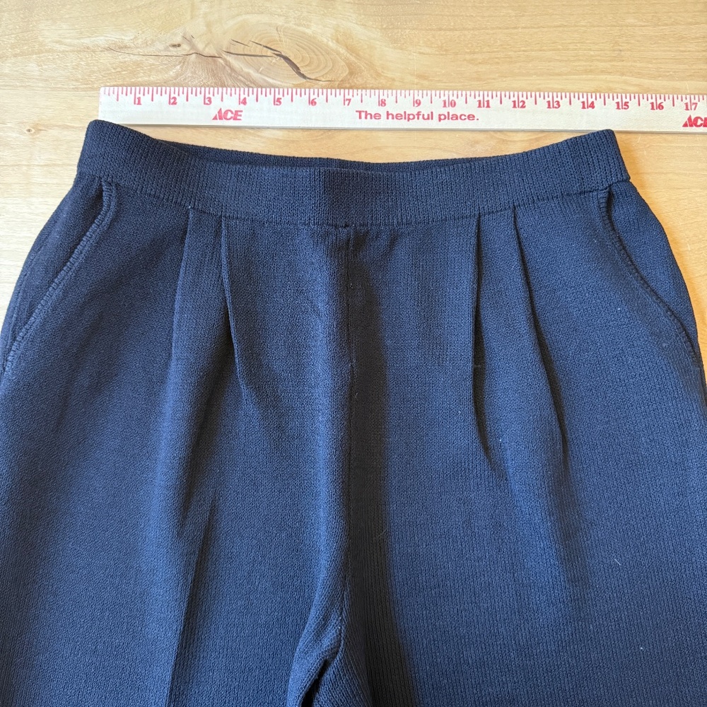 ST JOHN COLLECTION MARIE GRAY PANTS TROUSERS CAREER POCKETS SANTANA KNIT 12 - Picture 7 of 10